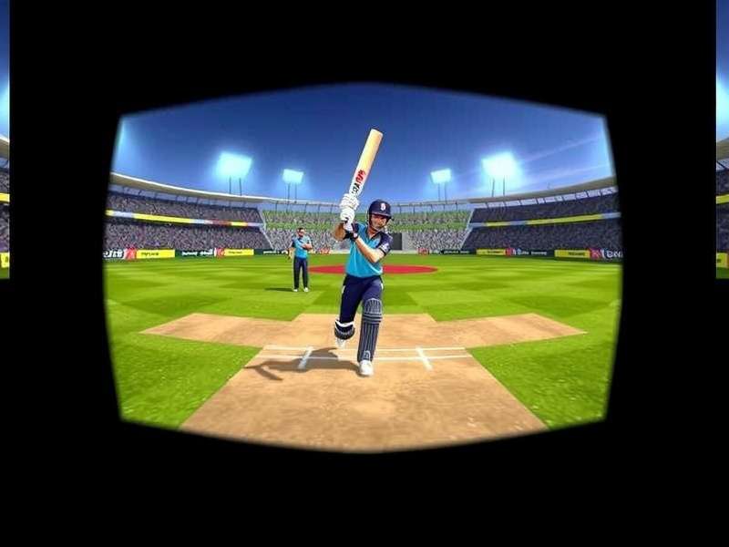 VR Cricket Supreme Striker Gameplay Screenshot